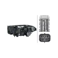 HELLA 1EX015449521 LASER LED Scheinwerfer f&uuml;r BMW 5er G30 F90 G31 ab 07.2020 rechts