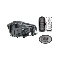 HELLA Bi-Xenon/LED Headlights for Mercedes A-Class W176 (up to July 2015), Left Side 1768202761