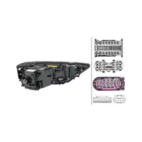 HELLA 1EX012865511 LASER HD MATRIX LED Scheinwerfer f&uuml;r AUDI A8 S8 4N D5 links