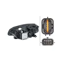 HELLA 1EX013930821 LED Headlight for RENAULT Captur 2 HF_ Right