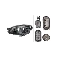 HELLA 1LL012644041 HALOGEN H4 Scheinwerfer f&uuml;r VW UP! UP/GTI/e-UP ab 05.2016 rechts