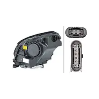 HELLA BI-XENON D2S/H7 Scheinwerfer f&uuml;r MERCEDES R-Klasse W251 V251 bis 08.2010 rechts