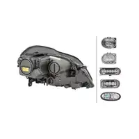 HELLA 1ZS263400411 Bi-Xenon Headlight for Mercedes GL-Class X164 (Oct. 2007&ndash;Jul. 2009), Left