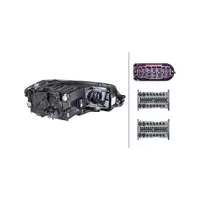 HELLA 1ZX013924211 LED Scheinwerfer f&uuml;r VW Golf 7/Variant/Alltrack ab 11.2016 links