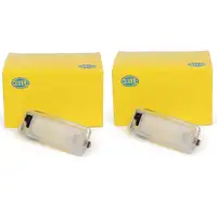 2x HELLA Innenraumleuchte f&uuml;r AUDI 100 50 80 90 VW LT Passat Polo 86 Transporter T3