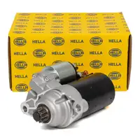 HELLA Anlasser Starter 12V 1.1kW f&uuml;r VW Polo Golf 4 AUDI SEAT Ibiza 3 SKODA 1 1.2-1.6