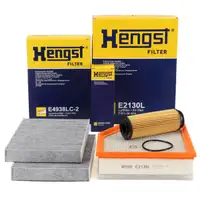 HENGST 3-Piece Filter Set for BMW 5 Series G30, G31, M550d; 7 Series G11, G12, 750d; X5 G05, X6 G06, X7 M50d