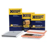HENGST 3-Piece Filter Set for Mercedes-Benz W203 S230, C 320, CDI, C209, A209, 320 CDI, OM642