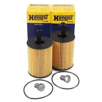 2x HENGST &Ouml;lfilter + Schraube f&uuml;r VW Golf 4 5 6 Passat Polo Sharan Touran T4 1.2-2.5 TDI