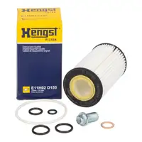 HENGST E11H02D155 &Ouml;lfilter + Schraube f&uuml;r MERCEDES W202 W203 W204 W210 W211 M112/113/272