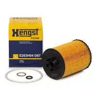 HENGST E203H04D67 &Ouml;lfilter f&uuml;r BMW E60 E61 540i 550i E63 E64 650i E65-67 740-760i
