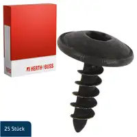 25x HERTH+BUSS Befestigungsclip Klemmscheibe Unterbodenschutz f&uuml;r AUDI SEAT N90974701