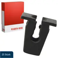 25x HERTH+BUSS Clip Spreizmutter Befestigung Karosserie f&uuml;r AUDI SEAT SKODA VW 811807577F