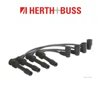 HERTH+BUSS ELPARTS Z&uuml;ndkabelsatz + 4x ORIGINAL Opel Z&uuml;ndkerze 1214117 / 95519055