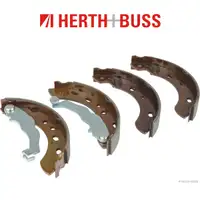 HERTH+BUSS JAKOPARTS Bremsbacken Satz f&uuml;r NISSAN Micra 2 bis 02.2003 hinten