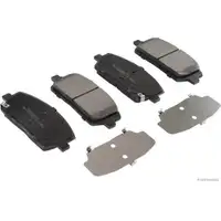 HERTH+BUSS JAKOPARTS Brake Discs + Pads for HYUNDAI Santa Fe 4 (18-inch front)