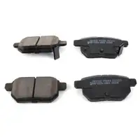 HERTH+BUSS JAKOPARTS Brake Discs + Pads for TOYOTA IQ J1 Yaris P9 1.8 VVTi (Rear)