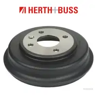HERTH+BUSS JAKOPARTS Brake Drum for CHEVROLET AVEO 69, 75, 84, 86, 95, 100 HP (rear)
