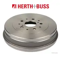 HERTH+BUSS JAKOPARTS Brake Drum for TOYOTA HILUX VII Pickup 2.5 D-4D (Rear)
