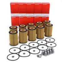 10x HERTH+BUSS &Ouml;lfilter Schraube f&uuml;r VW Golf 7 Passat Polo Tiguan Touran 1.6/2.0TDI