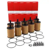 10x HERTH+BUSS JAKOPARTS &Ouml;lfilter + Schraube f&uuml;r VW Golf 4 5 6 Passat Touran 1.2-2.5 TDI