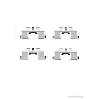 HERTH+BUSS JAKPOARTS Brake Discs + Brake Pads for MITSUBISHI i HA_ MiEV (Front)