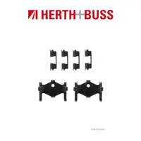 HERTH+BUSS JAKOPARTS Brake Pad Accessory Kit for HYUNDAI Elantra, KIA Cerato, and NISSAN (Rear)