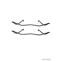 HERTH+BUSS JAKOPARTS Brake Discs + Brake Pads for MAZDA 3 BK BL 5 CR19 CW (Front)