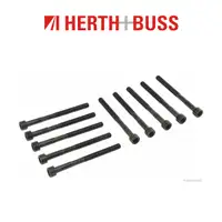 10 HERTH+BUSS JAKOPARTS cylinder head bolts for TOYOTA Corolla IQ Yaris 1.3