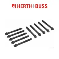 10 HERTH+BUSS JAKOPARTS cylinder head bolts, M10x1.25 mm, for MITSUBISHI