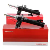 2 HERTH+BUSS JAKOPARTS shock absorbers for MAZDA 3 BK BL + 5 CR19 (front)