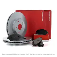 HERTH+BUSS JAKOPARTS Brake Discs + Brake Pads for HONDA CR-5 3 RE 4WD (Front)
