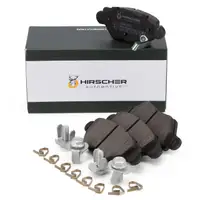 HIRSCHER Bremsbel&auml;ge Bremskl&ouml;tze f&uuml;r OPEL Astra G Zafira A hinten 1605093/9198598