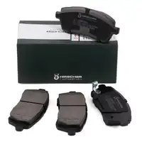 HIRSCHER Bremsbel&auml;ge Bremskl&ouml;tze f&uuml;r FORD Fiesta 6 MK6 MAZDA 2 DE_ DH_ vorne