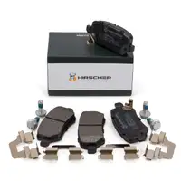 HIRSCHER Bremsbel&auml;ge f&uuml;r OPEL Astra G H Combo Corsa C Meriva A B A B hinten 93169143