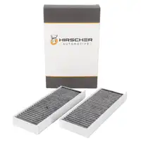 HIRSCHER Innenraumfilter Aktivkohle Satz f&uuml;r OPEL Astra L PEUGEOT 308 2 508 2 9804163480