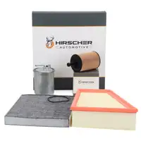 HIRSCHER Filter-Set 4-tlg f&uuml;r VW Polo 9N Fox Cordoba Ibiza 3 4 Fabia 1 2 Roomster 1.4 TDI