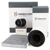 HIRSCHER Filter-Set f&uuml;r VW Polo 5 8X Ibiza 4 Fabia 2 Roomster 1.2/1.4TSI bis 07./09.2010