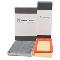 HIRSCHER Filter-Set 2-tlg f&uuml;r CITROEN C2 C3 1 PEUGEOT 1007 307 1.4 HDi 68 PS
