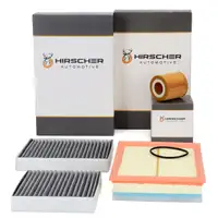HIRSCHER Filter-Set 3-tlg f&uuml;r CITROEN C3 3 C4 CACTUS PEUGEOT 2008 1 208 1 1.5 BlueHDi