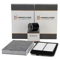 HIRSCHER Filter-Set f&uuml;r RENAULT Kadjar HA_ HL_ NISSAN Qashqai 2 J11_ 1.6 163 PS