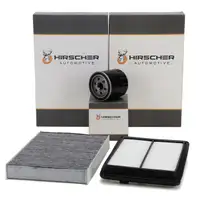 HIRSCHER Filter-Set 3-tlg f&uuml;r RENAULT Kadjar HA_ HL_ NISSAN Qashqai 2 J11_ 1.5 dCi 110 PS