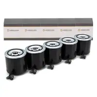 5x HIRSCHER &Ouml;lfilter + Schraube f&uuml;r FORD Cougar Maverick Mondeo 1 2 3 2.5/3.0 ST200 ST220