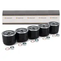 5x HIRSCHER &Ouml;lfilter + Schraube f&uuml;r FIAT Ducato 244 250 IVECO Daily 3 4 5 6 2.3 DIESEL