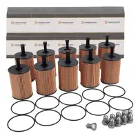 10x HIRSCHER &Ouml;lfilter + Schraube f&uuml;r VW Golf 4 5 6 Passat Polo Sharan Touran 1.2-2.5 TDI