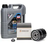 5L LIQUI MOLY Motor&ouml;l 5W30 dexos2 + HIRSCHER &Ouml;lfilter f&uuml;r OPEL Astra F G H A B 1.6-2.0