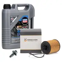 5L LIQUI MOLY Motor&ouml;l 5W30 dexos2 + HIRSCHER &Ouml;lfilter f&uuml;r OPEL Astra G Zafira A B 2.2 16V