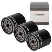 3x HIRSCHER Ölfilter für FORD Edge C-Max 2 Galaxy Kuga 2 Mondeo 5 S-Max 2.0 TDCi 2193141