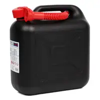 2x 10 L HÜNERSDORFF 812800 Kanister Benzinkanister Reservekanister Schwarz