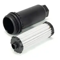 Hydraulikfilter + 1x 5L + 2x 1L FUCHS Getriebe&ouml;l f&uuml;r FORD C-Max Focus Galaxy Kuga S-Max